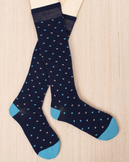 Calza in bamboo fantasia pois